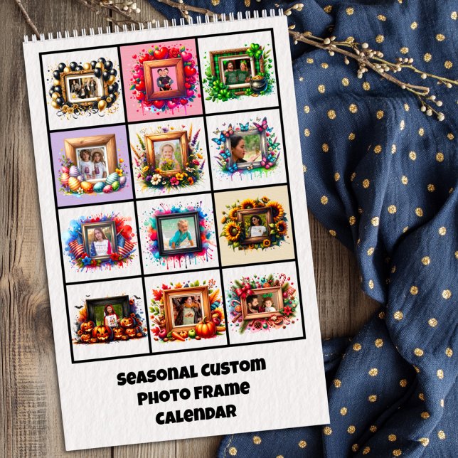 Seasonal Custom Photo Frame Calendar (Creator Uploaded)