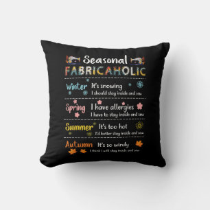 Seasonal Fabricaholic Winter Spring Summer Autumn Cushion