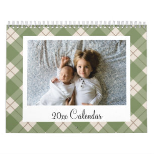 Seasonal Family Photo Customise Personalise Calendar