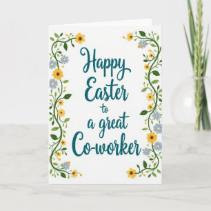 Seasonal Floral Greeting Card