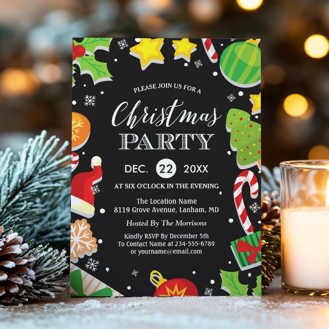 Seasonal Holiday Family Reunion Christmas Party Invitation (Creator Uploaded)