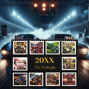 Seasonal Hot Rods In Holiday 20XX  Calendar