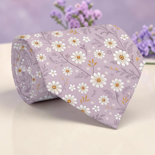 Seasonal Spring Flowers Floral Necktie Tie
