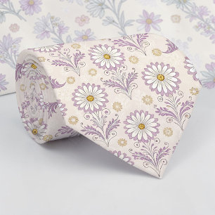 Seasonal Spring Flowers Floral Necktie Tie
