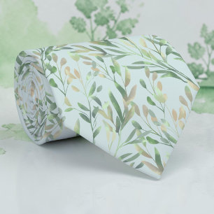 Seasonal Spring Foliage Necktie Tie