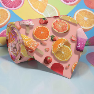 Seasonal Summer Fruit Custom Necktie Tie