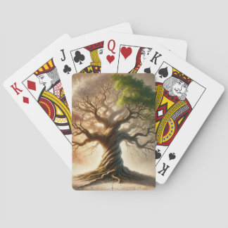 Seasonal Tree Playing Cards
