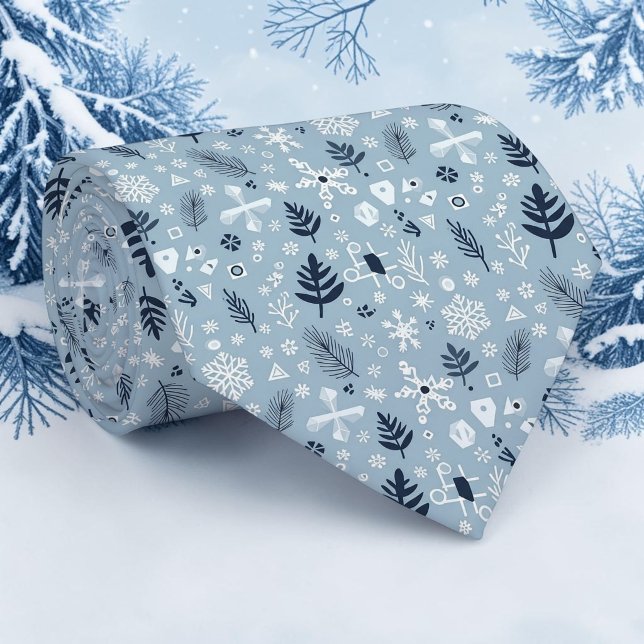 Seasonal Winter Pattern Necktie Tie (Creator Uploaded)