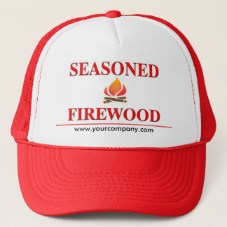 Seasoned Firewood Hat, www.yourcompany.com Trucker Hat