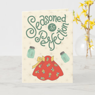 Seasoned to Perfection – Funny Food Pun Card
