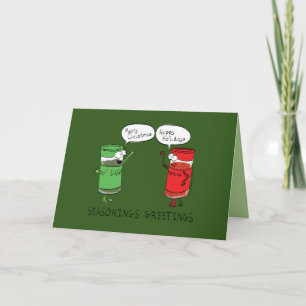Seasonings Greetings - Funny Christmas Card