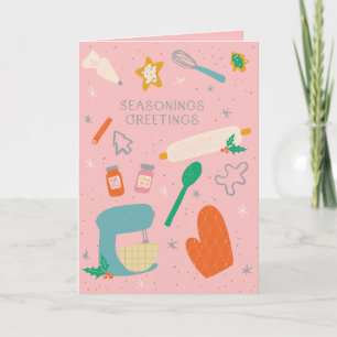 Seasonings Greetings Holiday Baking Greeting Card