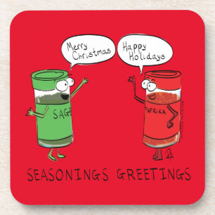 Seasonings Greetings Spices Coaster