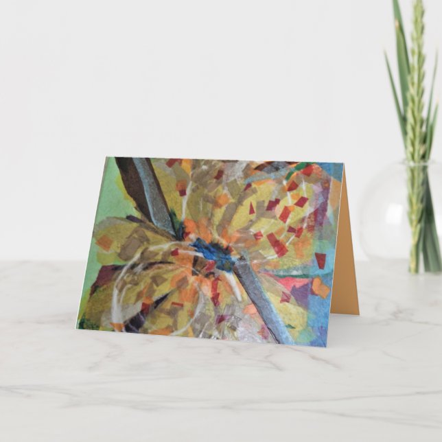 Seasons Abstract Art Card (Front)