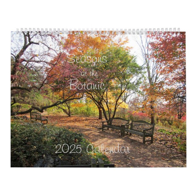  Seasons at the Botanic 2025 Calendar (Cover)