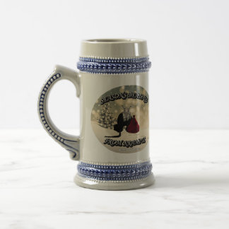 Seasons Beatings From Krampus - Christmas Stein