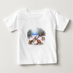 Season's Bunny Baby T-Shirt