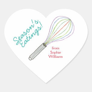 Season's Eatings cookie gift labels