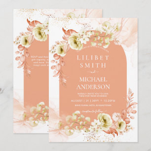 Seasons Fall Earthen Mix Boho Floral Wedding