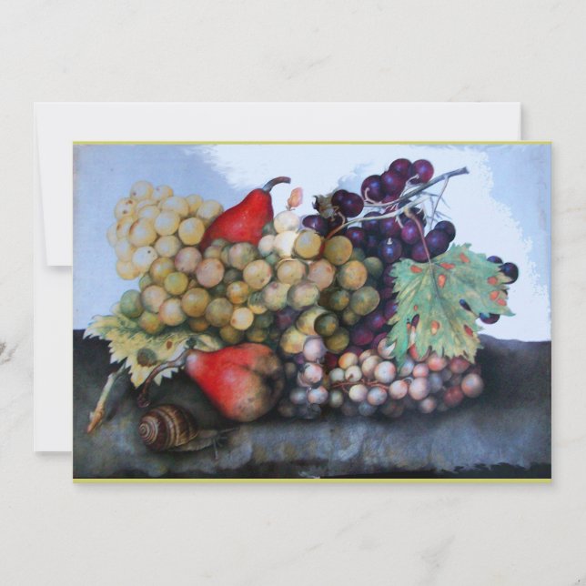 SEASON'S FRUITS 1 ,blue Announcement (Front)