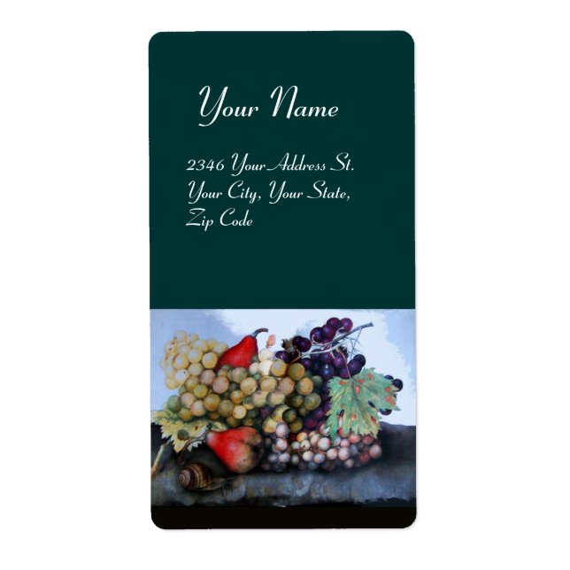 SEASON'S FRUITS 1 - GRAPES AND PEARS (Front)