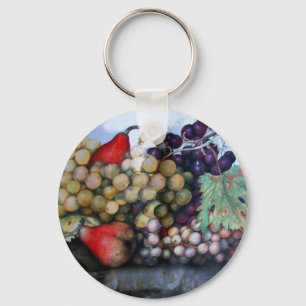 SEASON'S FRUITS 1 - GRAPES AND PEARS KEY RING