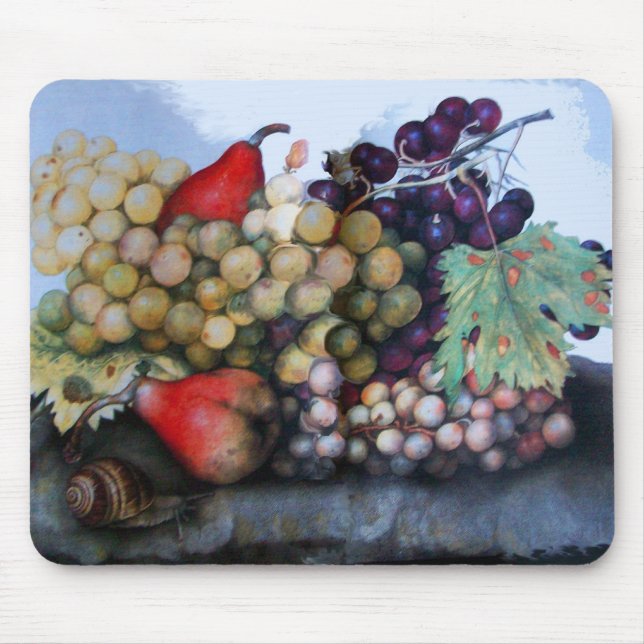SEASON'S FRUITS 1 - GRAPES AND PEARS MOUSE PAD (Front)
