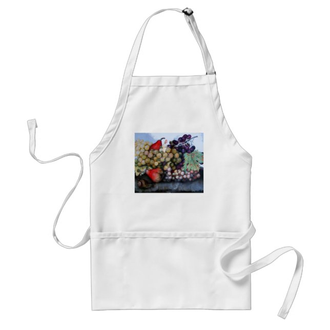 SEASON'S FRUITS 1 - GRAPES AND PEARS STANDARD APRON (Front)