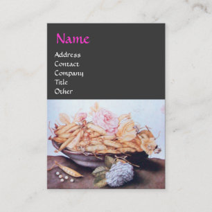 SEASON'S FRUITS 6 - BEANS AND ROSES BUSINESS CARD