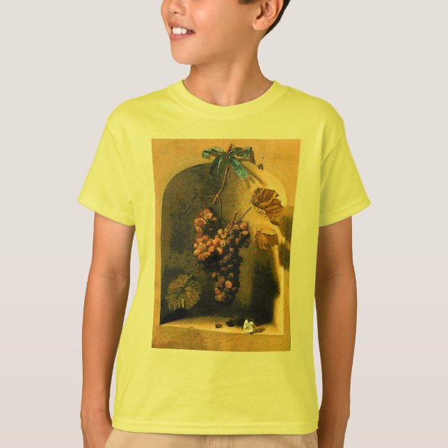SEASON'S FRUITS -PROSPERITY brown yellow green T-Shirt (Front)