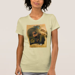 SEASON'S FRUITS -PROSPERITY brown yellow green T-Shirt