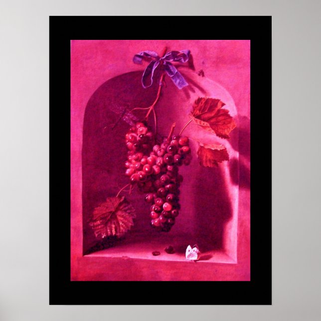 SEASON'S FRUITS -PROSPERITY pink red purple Poster (Front)