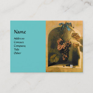 SEASON'S FRUITS -PROSPERITY yellow blue brown Business Card