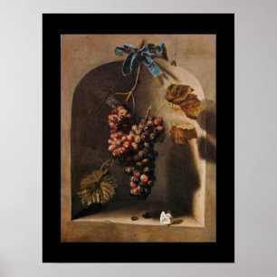 SEASON'S FRUITS -PROSPERITY yellow brown black Poster