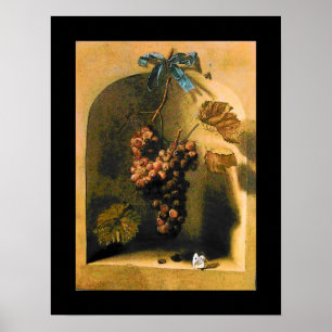 SEASON'S FRUITS -PROSPERITY yellow brown black Poster