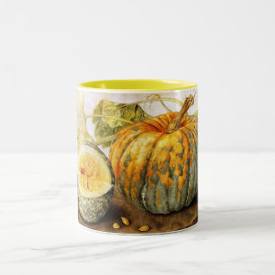 SEASON'S FRUITS  / PUMPKINS Two-Tone COFFEE MUG