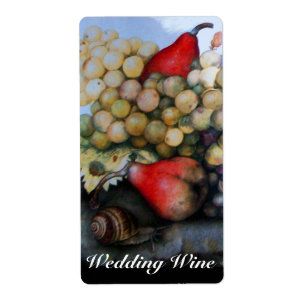 SEASON'S FRUITS / RED WHITE GRAPES WEDDING WINE