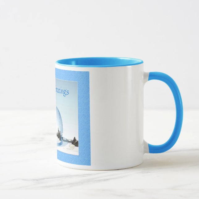 Season's Geetings Customisable Mug (Right)
