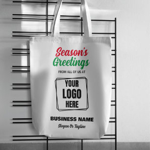 Season's Greet Business Promotional Christmas Gift Tote Bag