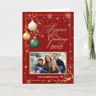 Seasons Greeting Cards - Holiday Photo Template