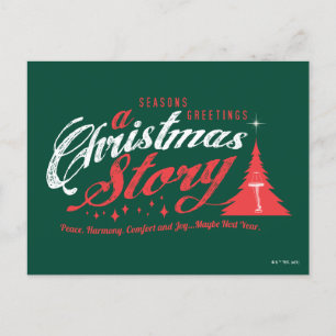 Season's Greetings - A Christmas Story Holiday Postcard