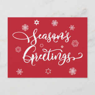 Season's Greetings   Add Your Photo Postcard