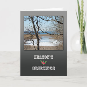 Season's Greetings - Cape Cod Salt Marsh Holiday Card