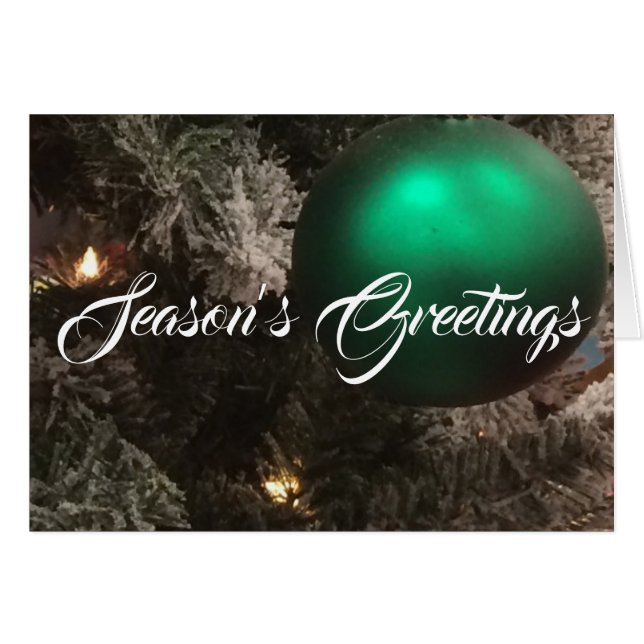 Season's Greetings, card (Front Horizontal)