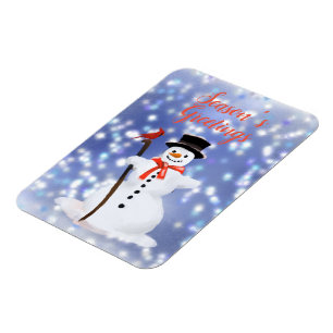 Seasons greetings Card Magnet