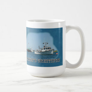 Season's Greetings - Chatham Harbour Boats Coffee Mug