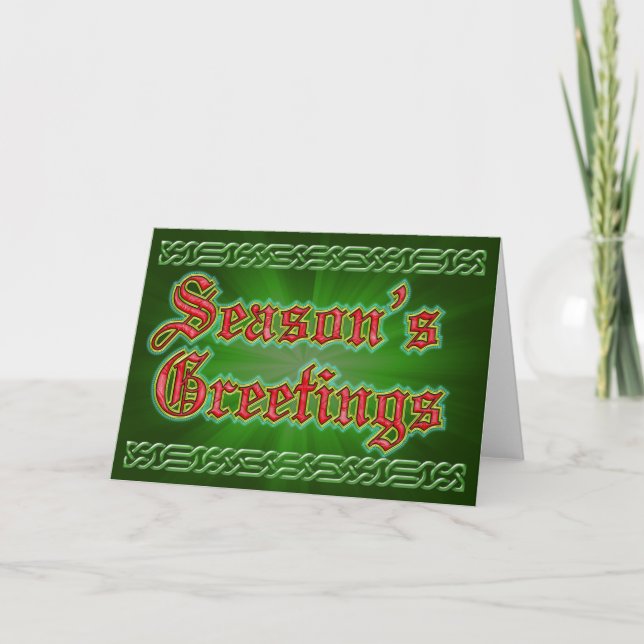 Season's Greetings Christmas Card (Front)