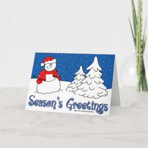 Season's Greetings Christmas Card