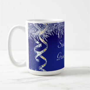 Season's Greetings Christmas Glitter Christmas Coffee Mug