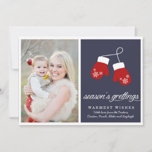 Season's Greetings CHRISTMAS Holiday Card